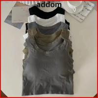 ราคา ADDOM Bra Vest U shaped Top Black White Crop Top Bra Casual Breathable with Pad Bra แขนกุดผู้หญิง (57661110421)