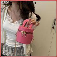 ราคา ADDOM Box Crossbody Bag Metal Chain PU Leather Mini Lipstick Bag Fashion Solid Color Clothes Match Bag Small Square Bag Summer (52061266351)