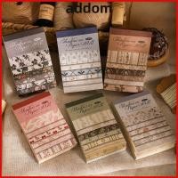 ราคา หนังสือวัสดุ เพิ่ม 50แผ่นผ้าจําลองแผ่นบันทึกเติมหน้า กระดาษสมุดตกแต่งเย็บปักถักร้อยลายสก๊อตวินเทจคุณภาพสูง (51911723221)