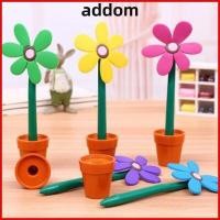 ราคา ADDOM ปากกาลูกลื่นบอนไซดอกทานตะวัน อุปกรณ์สํานักงาน ปากกาลงนามการเขียนการ์ตูน หมึกสีน้ําเงินพลาสติกยางนุ่มปากกาลูกลื่นดอกทานตะวัน (51811662324)