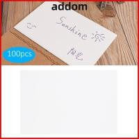 ราคา ADDOM 100 ชิ้นแผ่นไม้อัดหนา กระดาษพื้นผิวสีขาว Cardstock กระดาษสีน้ํากระดาษทําด้วยมือสีขาว Tagboard โครงการงานฝีมือ (51811510147)