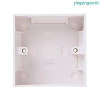 ราคา YIN กล่องแยกพลาสติก Wall Plate Brackets พลาสติกได้อย่างง่ายดาย Mount Back Box สีขาวฝังแผ่นหลังกล่องแยกด้านหลัง (57211521754)