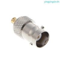 ราคา YIN BNC Female Jack to MCX Male Plug Straight RF Coaxial Connector Adapter (54160414978)