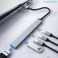 ราคา YIN USB Hub Multiport Adapter อะแดปเตอร์ USB C TypeC Docking Station การถ่ายโอนข้อมูลอย่างรวดเร็ว (53161526708)