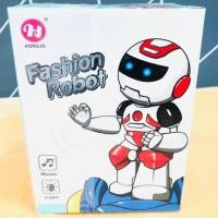 ราคา Fashion Robot หุ่นยนต์เต้นไฟฟ้า หุ่นยนต์ของเล่นอัจฉริยะ ของเล่นเด็ก หุ่นยนต์ของเล่นสำหรับเด็ก มีเสียง มีไฟ เคลื่อนที่ได้ (23345387322)