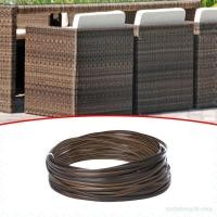 ราคา SzlztmyeeMY 120 ฟุตชุดซ่อมหวายงานฝีมือ DIY แบบพกพาสําหรับเก้าอี้สวนโต๊ะหวายสีน้ําตาล (40579604080)
