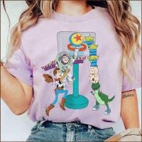 ราคา YB3 Funny Toy Story 5 Group Basketball cotton Tee Buzz Woody Slinky Aliens Rex เสื้อยืด BY3 (45311426257)