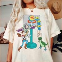 ราคา YB3 Funny Toy Story 5 Tee 110cm 6XL Buzz Woody Slinky Aliens Rex เสื้อยืด BY3 (56811405972)