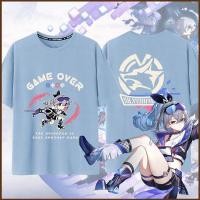 ราคา YB3 Honkai Star Rail Silver Wolf เกมการ์ตูนคอสเพลย์ผ้า 3D ฤดูร้อนเสื้อยืดอะนิเมะแขนสั้น BY3 (56061401377)