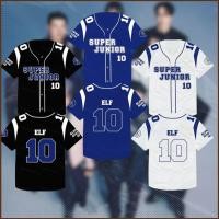 ราคา YB3 Super Junior ELF หมายเลข 10 jersey streetwear เสื้อยืดแขนสั้นชุดเบสบอล BY3 (45461381735)