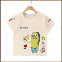 ราคา YB3 SpongeBob SquarePants อะนิเมะแขนสั้นเสื้อยืดบิกินี่ด้านล่าง NASA เสื้อยืด BY3 (43631310137)