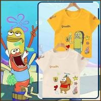 ราคา YB3 SpongeBob SquarePants บิกินี่ด้านล่าง NASA เสื้อยืดอะนิเมะแขนสั้น top tee BY3 (47861344517)