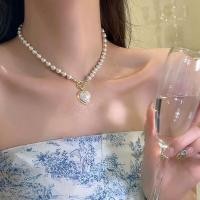 ราคา Pearl Necklace สร้อยไข่มุกแท้ธรรมชาติสีขาวนวล คัดมุกพิเศษ พร้อมจี้หินแท้มี 4 สีให้เลือก S2 (51112316023)
