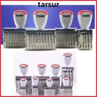 ราคา ทาร์เซอร์ ตัวเลขแสตมป์ส่วนบุคคล 3 4 5 6 8 10 12 or 14 หลักแสตมป์ลูกกลิ้ง ทําเอง เปลี่ยนตัวอักษร ความสูง3 18 มม แสตมป์ธุรกิจสํานักงาน (57412117717)