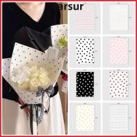 ราคา TARSUR กระดาษห่อลายจุด บรรจุภัณฑ์ดอกไม้ช่อดอกไม้หนา DIY ช่อดอกไม้กระดาษห่อของขวัญสไตล์เกาหลีตกแต่ง (51162419194)