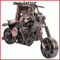 ราคา TARSUR ที่ใส่ปากการถจักรยานยนต์ Desktop Organizer Bronze โต๊ะปากกา ที่ใส่ดินสอปฏิบัติกล่องเก็บเหล็กรถจักรยานยนต์ตกแต่งโต๊ะ Home Office (48762063619)