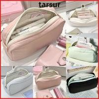 ราคา ดินสอ ทาร์เซอร์ กระเป๋าปากกาความจุขนาดใหญ่แบบพกพา ซิปออกแบบสีทึบกระเป๋าเครื่องเขียนของขวัญ (57605646279)