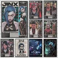 ราคา โปสเตอร์ Jinx VI จากซีซั่น 2 ของ Arcane แบบHD สติกเกอร์ติดผนังกันน้ํา สำหรับห้องนั่งเล่น ห้องนอน และบาร์ (40271025795)