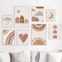 ราคา โปสเตอร์ผ้าใบพิมพ์สไตล์โบฮีเมียนโมเดิร์น สำหรับตกแต่งบ้าน ห้องนั่งเล่น และห้องเด็ก (43022595410)