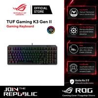 ราคา ASUS TUF Gaming K3 Gen II Gaming Keyboard เกมมิ่งคีย์บอร์ด คีย์บอร์ดมีสายแป้นไทยและภาษาอังกฤษ (26616547148)