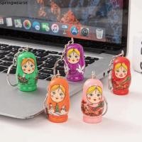 ราคา SPRINGWEAR 12 ชิ้น เซ็ต Matryoshka ตุ๊กตารัสเซียพวงกุญแจ Matryoshka รัสเซียไม้หยดไม้ซ้อนตุ๊กตาจี้ Key แหวนปลอดภัย Creative Babushka Matryoshka Figurines (57609329199)