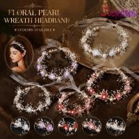 ราคา JEPDWN พวงหรีดดอกไม้ มงกุฎนางฟ้า พวงมาลัยหรูหราพวงหรีดดอกไม้ที่คาดผม เครื่องประดับผมนางฟ้าดอกไม้ Tiaras สาวมงกุฎที่คาดผมวันเกิด (48911153995)
