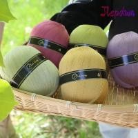 ราคา เจปวอน มือถักเส้นด้าย อุปกรณ์ถักบางลูกไม้ผ้าไหมเส้นด้ายฝ้าย ที่มีสีสันผ้าไหมแท้โครเชต์เส้นด้ายสําหรับโครเชต์ถักเสื้อกันหนาวผ้าไห (44231217030)
