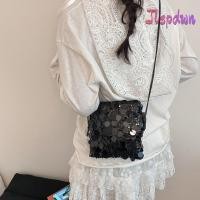 ราคา JEPDWN กระเป๋ากลิตเตอร์ ผู้หญิงเลื่อม Mini Crossbody Bag แฟชั่นเงากระเป๋าสแควร์สําหรับงานแต่งงาน (56561417962)