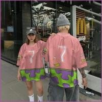 ราคา YT2 SpongeBob SquarePants Patrick Star jersey เสื้อยืดอะนิเมะการ์ตูนแขนสั้น YT2 (57061323292)