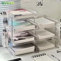 ราคา ถาดใส่เอกสาร โปร่งใส A4 A3 ถอดแยกได้ ถาดวางเอกสา ลิ้นชักใส่เอกสาร ชั้นเก็บของ (57260834344)