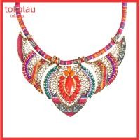 ราคา วินเทจผู้หญิง พลอยเทียม จี้เอี๊ยมสร้อยคองบชนเผ่าเครื่องประดับ (52759231218)