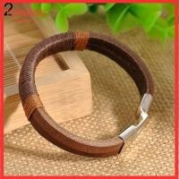 ราคา ผู้ชายวินเทจกว้างหนังเทียมสายรัดข้อมือโลหะผสมหัวเข็มขัดสร้อยข้อมือข้อมือเครื่องประดับ (45909251251)