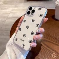ราคา สําหรับ iQOO 15 Ultra 15R 13 12 11 10 9 8 7 5 Pro 3 5G 4G iQOO15Ultra iQOO15R เคสโทรศัพท์ Simple Elegant สายสีดําดอกไม้น่ารักหวานโปร่งใสกรณีฝาครอบ (57909056529)