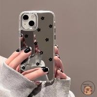 ราคา สําหรับ ไอคิว 15 13 12 11 11ส นีโอ 11 10 9ส มือโปร บวก 8 มือโปร 6 7 กับ 5 เล็กน้อย 3 เคสโทรศัพท์กระจกแต่งหน้าน่ารักง่ายสีดําดอกไม้ชุบหรูหรานุ่มปลอกกรณีปก (49758570936)
