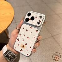 ราคา สําหรับRealmeหมายเหตุ80 70 70T 60 60X 50 N65 N63 N61 N55 N53 Q5 Q5i Q3 Q3i Q2 5G 4Gเคสโทรศัพท์สีขาวมุมมองขนาดใหญ่หน้าต่างหนังPUน่ารักสีแดงเชอร์รี่ป้ายเงินปลอกนุ่มกรณี (46609771812)