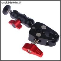 ราคา คีมหนีบอลูมิเนียมอัลลอยด์ CNC พร้อมหัวบอลคู่หนีบแขนวิเศษ1 4 3 8 รูสำหรับติดวิดีโอโทรศัพท์กล้องจอภาพไฟ LED ไมค์ (46012673505)