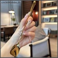 ราคา ช้อนตักชากาแฟทำจากสเตนเลสสตีลช้อนตักอาหารเย็นด้ามยาวสีแดงทองช้อนน้ำผึ้งสำหรับใช้ในครัวอุปกรณ์เสริม CNC (45909244384)