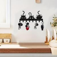 ราคา HELLOYOUNG ชั้นวางกุญแจติดผนังโลหะพร้อมชั้นวาง Mail Entryway Organizer Hooks (45210840956)