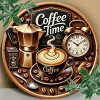 ราคา CIFbuy ป้ายกาแฟโลหะ Wall Art แผ่นตกแต่งสําหรับ Home Cafe Garden ร้านอาหาร Workshop 8x8 นิ้ว (29144826662)