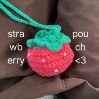 ราคา strawberry pouch กระเป๋าจิ๋วใส่ของจุ๊กจิ๊ก (48862296434)