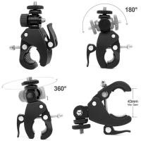 ราคา Universal 360 องศาหมุน 1 4 กล้อง DV จักรยานจักรยาน Handlebar Clamp Bracket ขาตั้งกล้อง Mount สกรูคลิปสําหรับกล้องกีฬา GOPRO (57211994607)