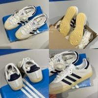ราคา ของแท้ 100 adidas Samba OG White Night Indigo Cream Sneaker รองเท้าผู้ชายและผู้หญิง JH5633 (41522654476)