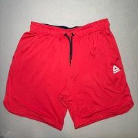 ราคา Reebok กางเกงกีฬาสีแดง กางเกงขาสั้น มีเชือกผูกเอว (53362609582)