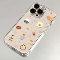 ราคา เคสโทรศัพท์โทรศัพท์ เหมาะสําหรับ ไอโฟน ขนมปังน่ารักขนม ไอโฟน15โปรแม็กซ์ เคสโทรศัพท์ ไอโฟน17 16 โปร่งใส 13 14 การ์ตูน 12 สนุก 11X เคสป้อง (53408360851)