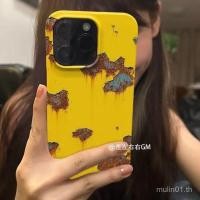 ราคา เคสโทรศัพท์ เหมาะสําหรับ iPhone ขายร้อนเก่าสีเหลืองสนิมเหมาะสําหรับ iPhone17 16 เคสโทรศัพท์ฟิล์ม 15pro รวมทุกอย่าง 14 13 Niche 12 11 Glossy เคสป้องกัน 3NH5 (43657866007)