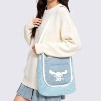 ราคา Sanrio HelloKitty Hello Kitty Plush Messenger Bag หญิง Kuromi กระเป๋าสะพายขนาดใหญ่ความจุฤดูหนาว (57810262149)