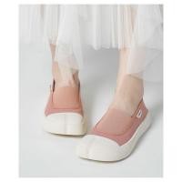 ราคา F21 รองเท้าผ้าใบปากตื้น 2026 Western สไตล์ Slip On ขี้เกียจแยก Toe รองเท้าสีขาวแฟชั่น All Match Horseshoe รองเท้าผู้หญิง (48211317230)