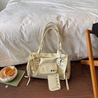 ราคา Rivet Underarm Bag Fashion All Match Japanese Style Big Bag 2026 Trend Textured Fashion Casual Bag Temperament Female Bag (45712085290)