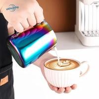 ราคา okhobby OKHOBBY กาแฟ Frother นมเหยือก 350ml สแตนเลสสตีลกาแฟนม Frothing Pitcher Professional ที่แม่นยํา Scale ขั้นสูงกาแฟ Latte Art ถ้วย Cafe ภาชนะ (46362720481)