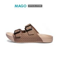 ราคา MAGO FOOTWEAR WICKER BROWN รองเท้าดูแลสุขภาพคุณผู้หญิงและคุณผู้ชาย (25886391781)